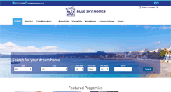 Desktop Screenshot of blueskyhomes.co.uk